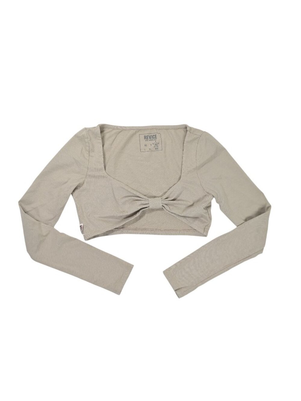 Revice Bailey Long Sleeve Top in Taupe